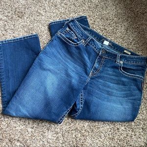 Silver Suki Capri Jeans